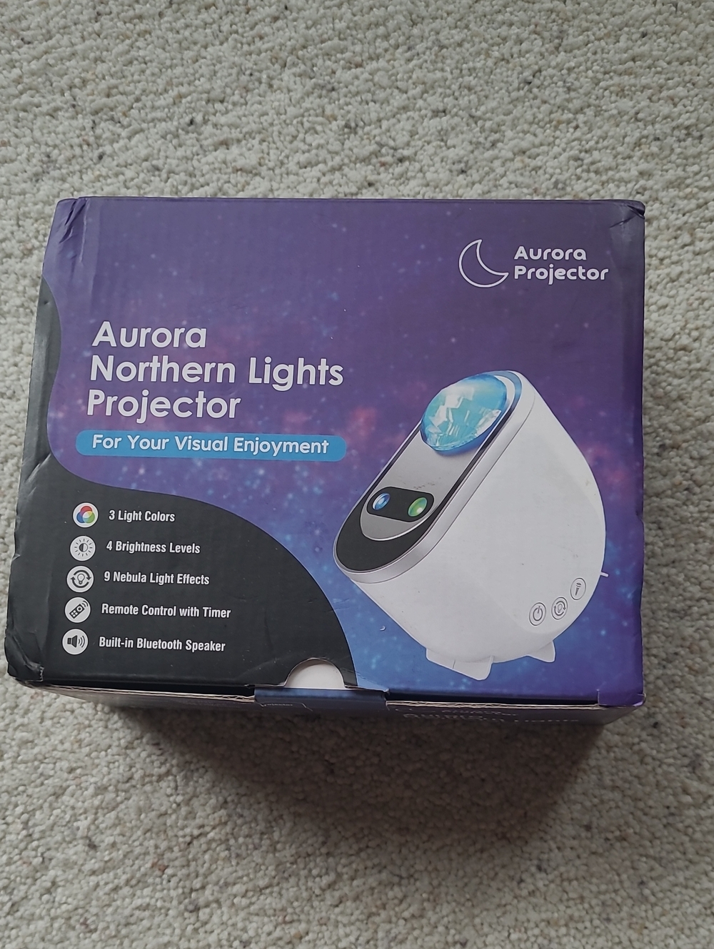 Aurora Northern Lights Projector - White